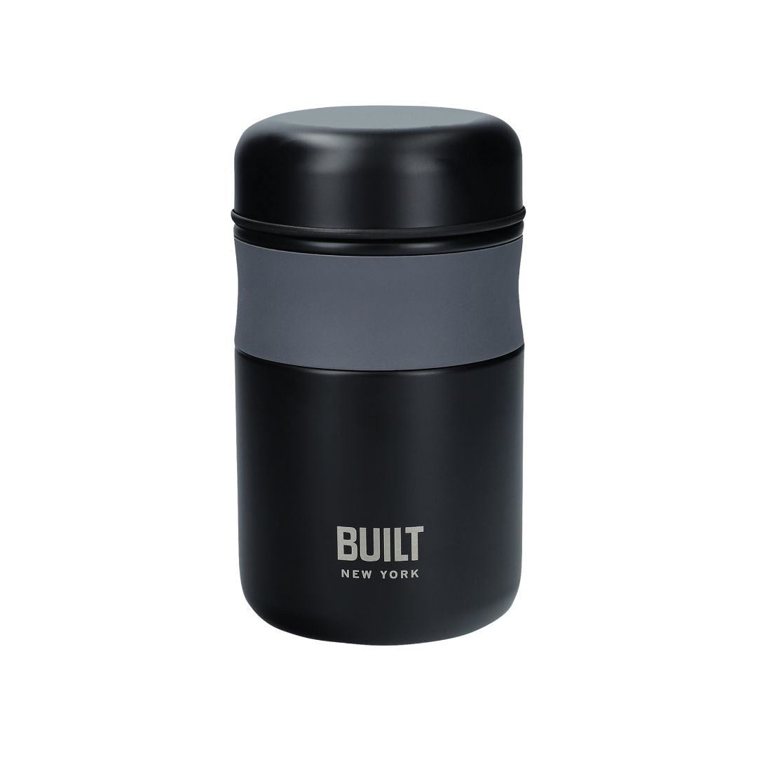 FOOD FLASK - FULL BLACK 490 ML